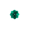 PRESTIGE Crystal, #3700 Margarita Flower Bead 8mm, Emerald (1 Piece)