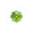 PRESTIGE Crystal, #3700 Margarita Flower Bead 8mm, Fern Green (1 Piece)
