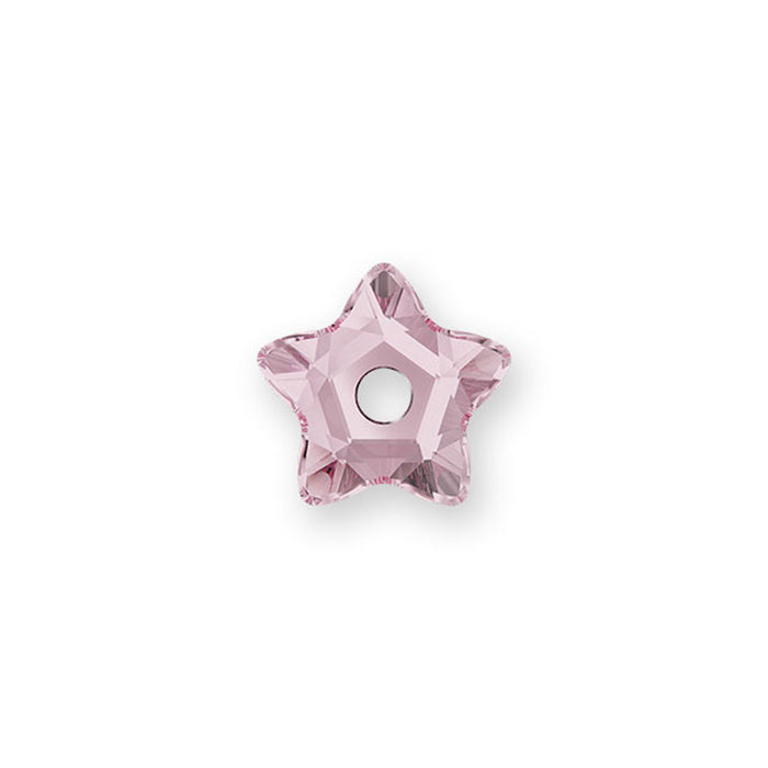PRESTIGE Crystal, #3754 Star Flower Bead 5mm, Light Rose (1 Piece)