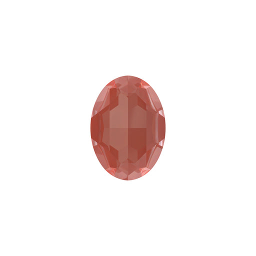 PRESTIGE Crystal, #4127 Fancy Oval Stone 30mm, Crystal Maroon Ignite (1 Piece)