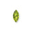 PRESTIGE Crystal, #4228 Navette Fancy Stone 15X7mm, Citrus Green (1 Piece)