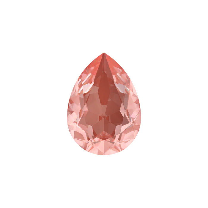 PRESTIGE Crystal, #4320 Pear Fancy Stone 18x13mm, Crystal Maroon Ignite (1 Piece)