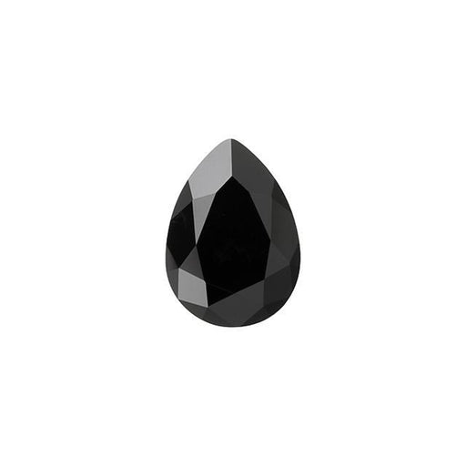 PRESTIGE Crystal, #4320 Pear Fancy Stone 14mm, Jet (1 Piece)