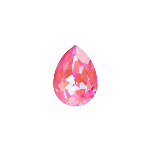 PRESTIGE Crystal, #4320 Pear Fancy Stone 14mm, Lotus Pink LacquerPRO DeLite (1 Piece)