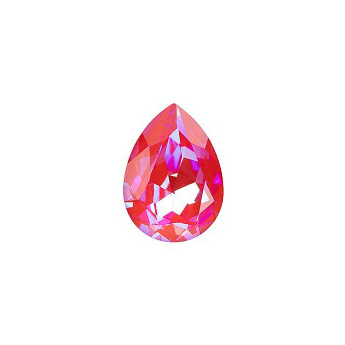 PRESTIGE Crystal, #4320 Pear Fancy Stone 14mm, Royal Red LacquerPRO DeLite (1 Piece)