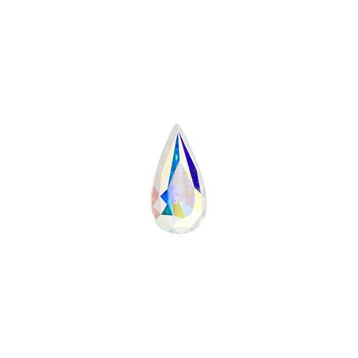 PRESTIGE Crystal, #4322 Teardrop Fancy Stone 10x5mm, Crystal AB (1 Piece)