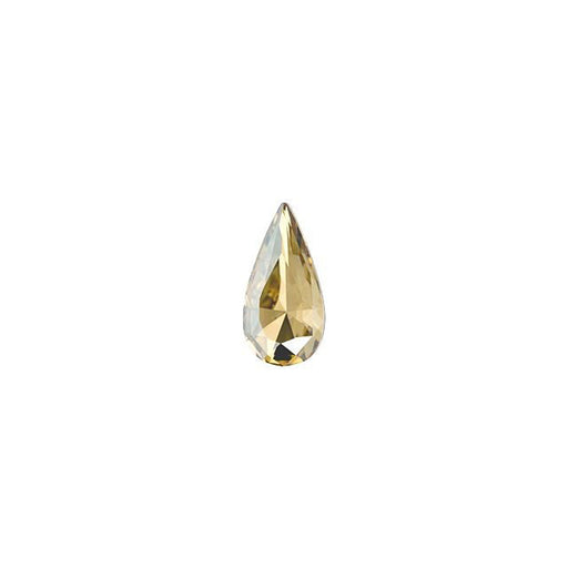 PRESTIGE Crystal, #4322 Teardrop Fancy Stone 10x5mm, Crystal Golden Shadow (1 Piece)