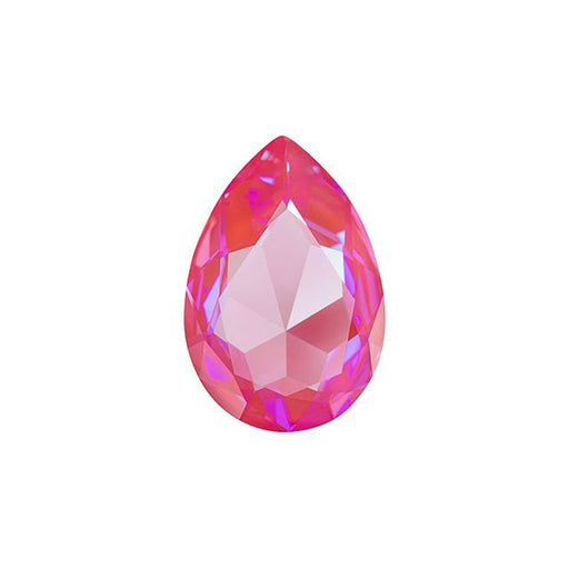 PRESTIGE Crystal, #4327 Pear Fancy Stone 30mm, Lotus Pink LacquerPRO DeLite (1 Piece)