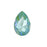 PRESTIGE Crystal, #4327 Pear Fancy Stone 30mm, Silky Sage LacquerPRO DeLite (1 Piece)