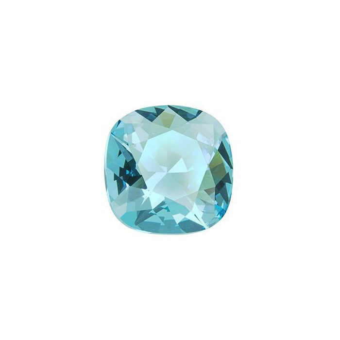 PRESTIGE Crystal, #4470 Cushion Fancy Stone 10mm, Aqua Ignite (1 Piece)