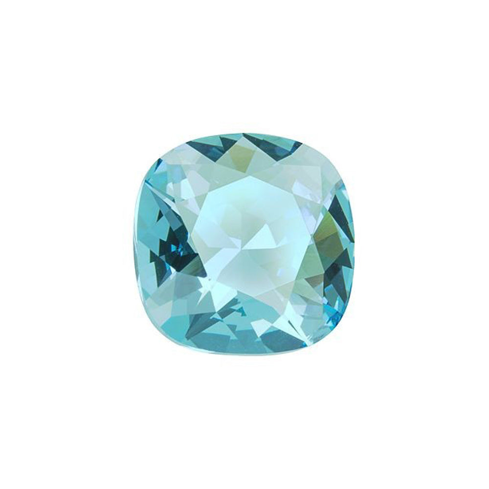 PRESTIGE Crystal, #4470 Cushion Fancy Stone 12mm, Aqua Ignite (1 Piece)