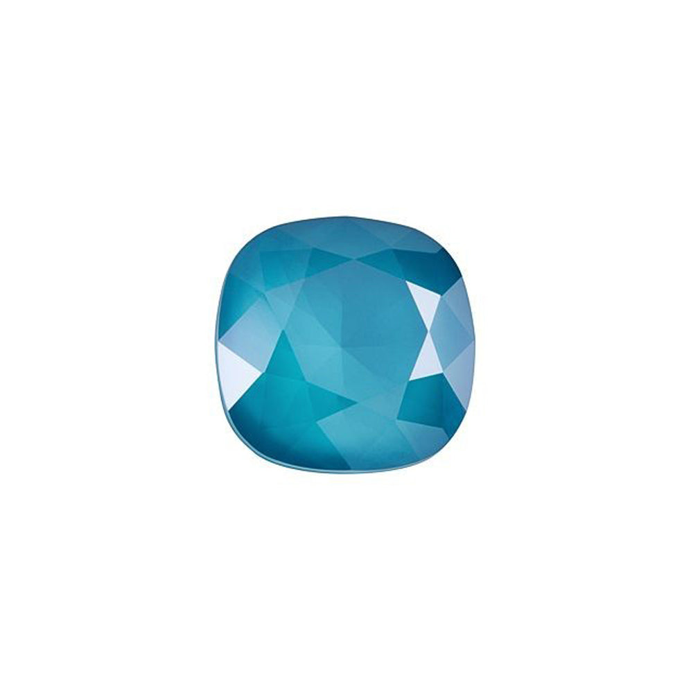 PRESTIGE Crystal, #4470 Cushion Fancy Stone 10mm, Azure Blue Shiny LacquerPRO (1 Piece)