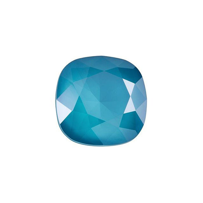 PRESTIGE Crystal, #4470 Cushion Fancy Stone 12mm, Azure Blue Shiny LacquerPRO (1 Piece)