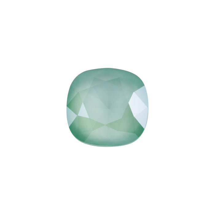 PRESTIGE Crystal, #4470 Cushion Fancy Stone 10mm, Mint Green Shiny LacquerPRO (1 Piece)
