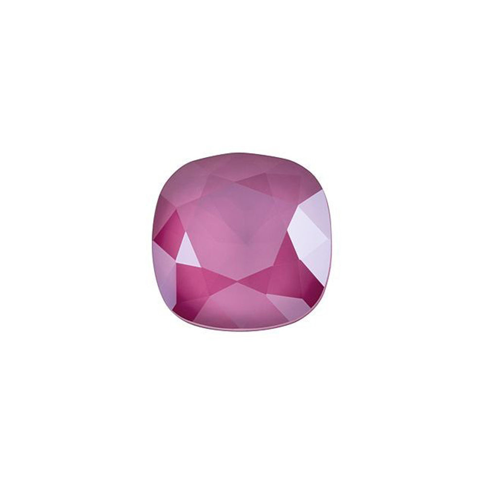 PRESTIGE Crystal, #4470 Cushion Fancy Stone 10mm, Peony Pink Shiny LacquerPRO (1 Piece)