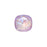 PRESTIGE Crystal, #4470 Cushion Fancy Stone 10mm, Lavender DeLite LacquerPRO (1 Piece)