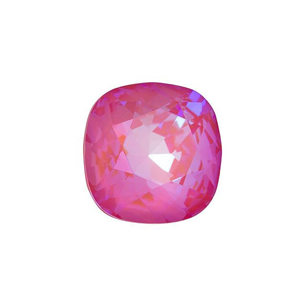 PRESTIGE Crystal, #4470 Cushion Fancy Stone 12mm, Lotus Pink LacquerPRO DeLite (1 Piece)