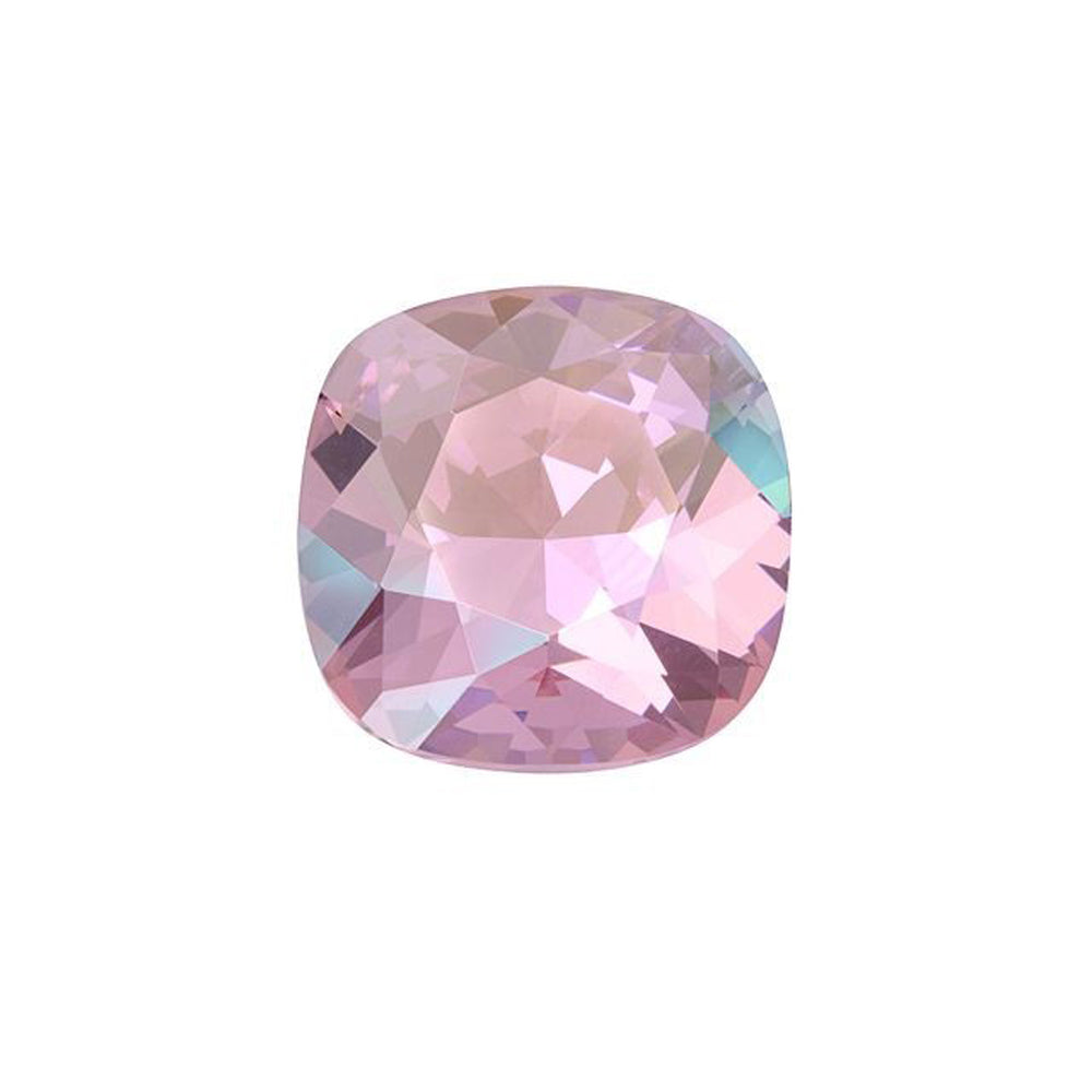 PRESTIGE Crystal, #4470 Cushion Fancy Stone 12mm, Light Rose Ignite (1 Piece)