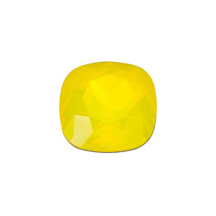 PRESTIGE Crystal, #4470 Cushion Fancy Stone 12mm, Yellow Opal (1 Piece)