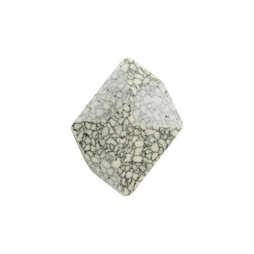 PRESTIGE Crystal, #4739B Cosmic Fancy Stone 20mm, Ceramic Marbled Ivory (1 Piece)