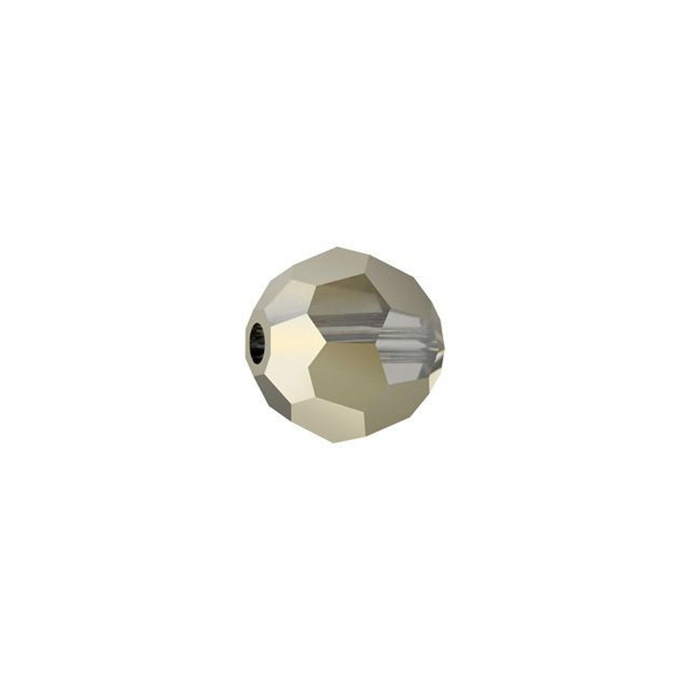 PRESTIGE Crystal, #5000 Round Bead 6mm, Metallic Light Gold 2X (1 Piece)