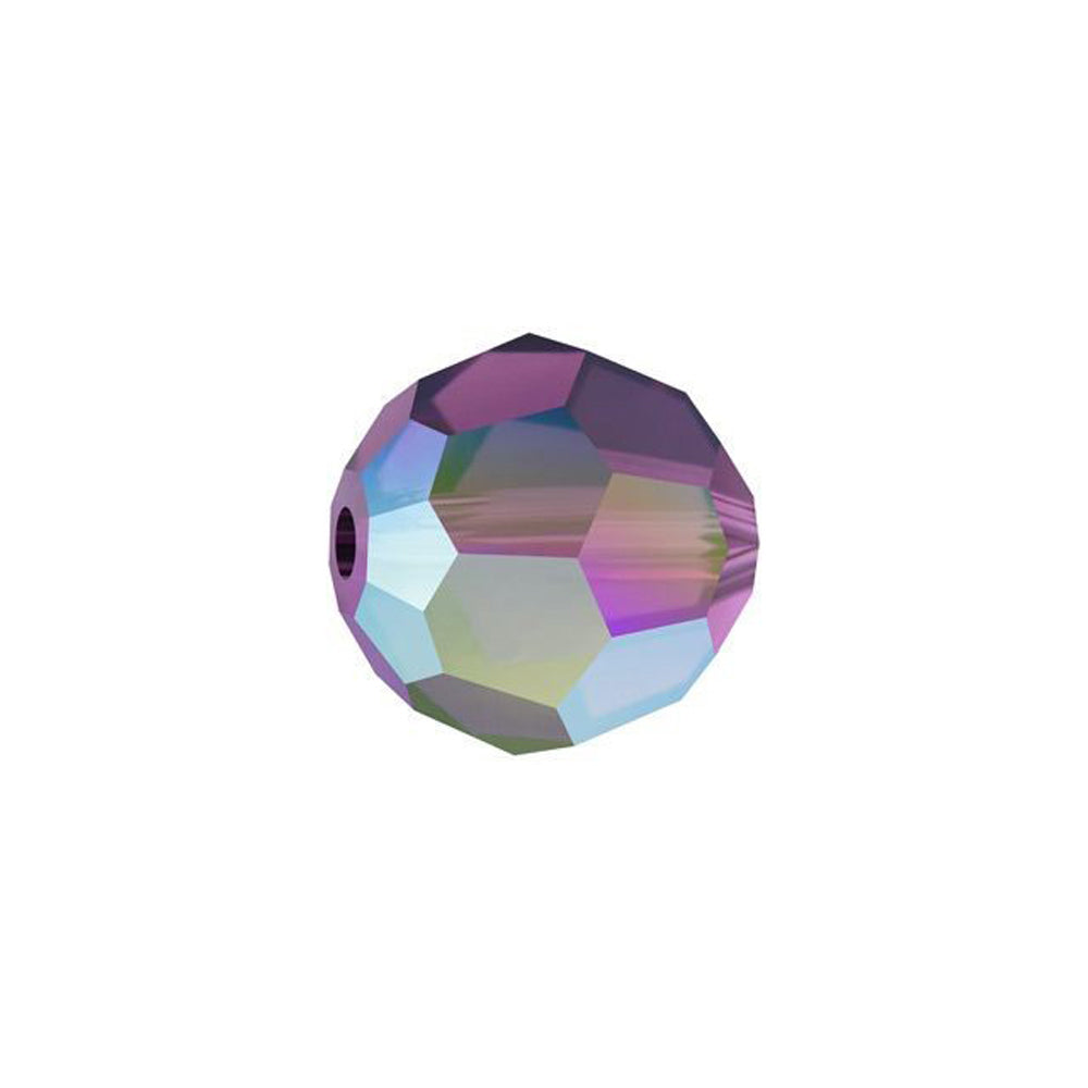 PRESTIGE Crystal, #5000 Round Bead 8mm, Amethyst AB (1 Piece)