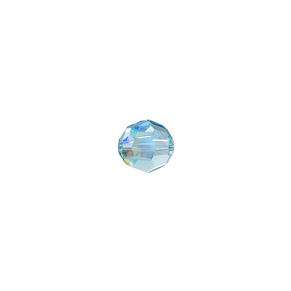 PRESTIGE Crystal, #5000 Round Bead 4mm, Aquamarine Shimmer (1 Piece)