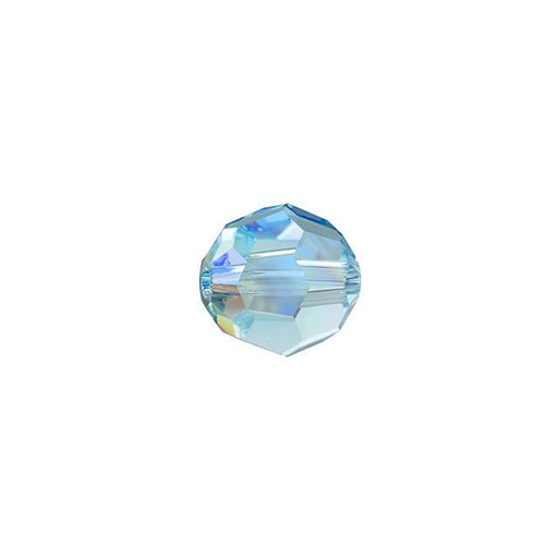 PRESTIGE Crystal, #5000 Round Bead 6mm, Aquamarine Shimmer (1 Piece)