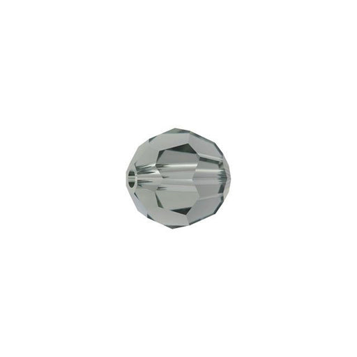 PRESTIGE Crystal, #5000 Round Bead 6mm, Black Diamond (1 Piece)