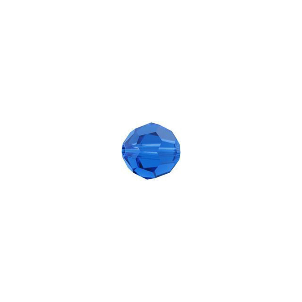 PRESTIGE Crystal, #5000 Round Bead 4mm, Capri Blue (1 Piece)