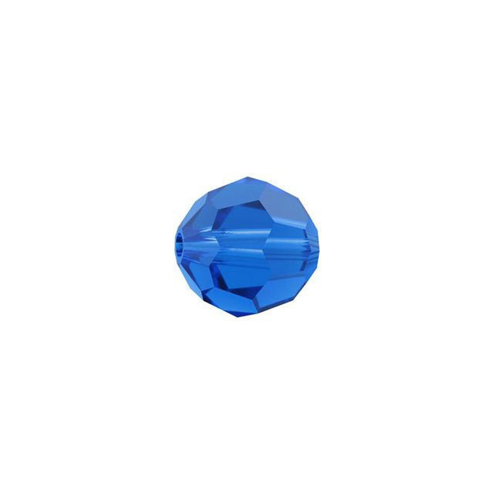 PRESTIGE Crystal, #5000 Round Bead 6mm, Capri Blue (1 Piece)