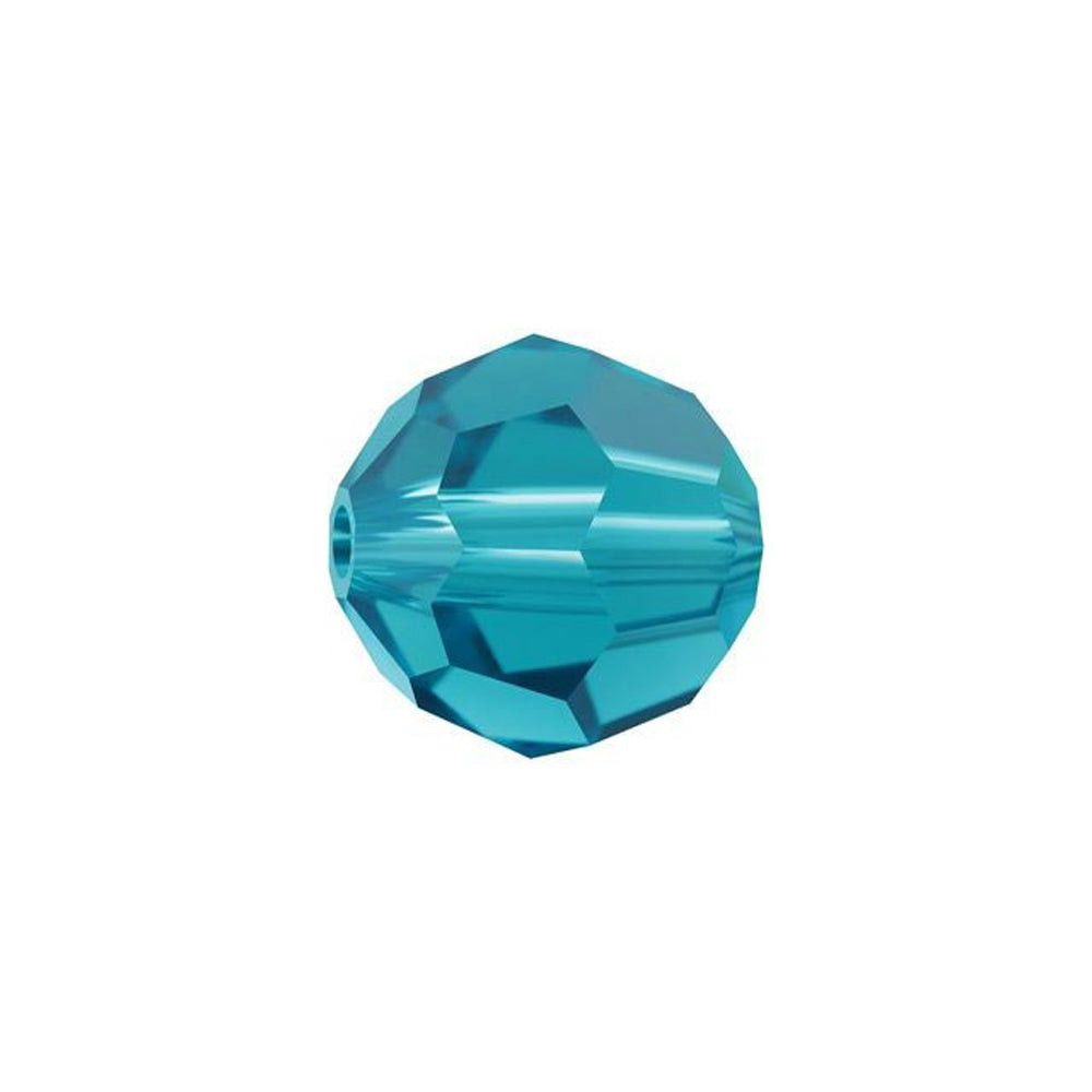 PRESTIGE Crystal, #5000 Round Bead 8mm, Blue Zircon (1 Piece)