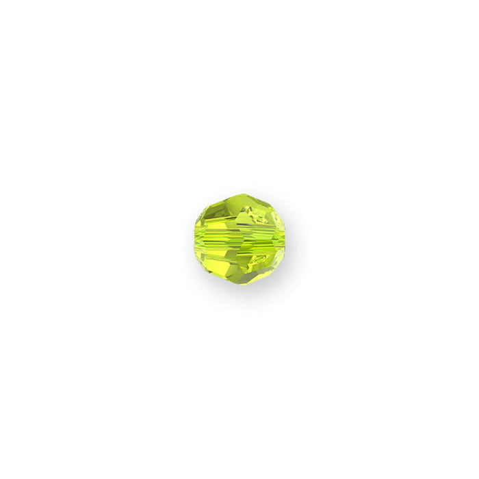 PRESTIGE Crystal, #5000 Round Bead 4mm, Citrus Green (1 Piece)