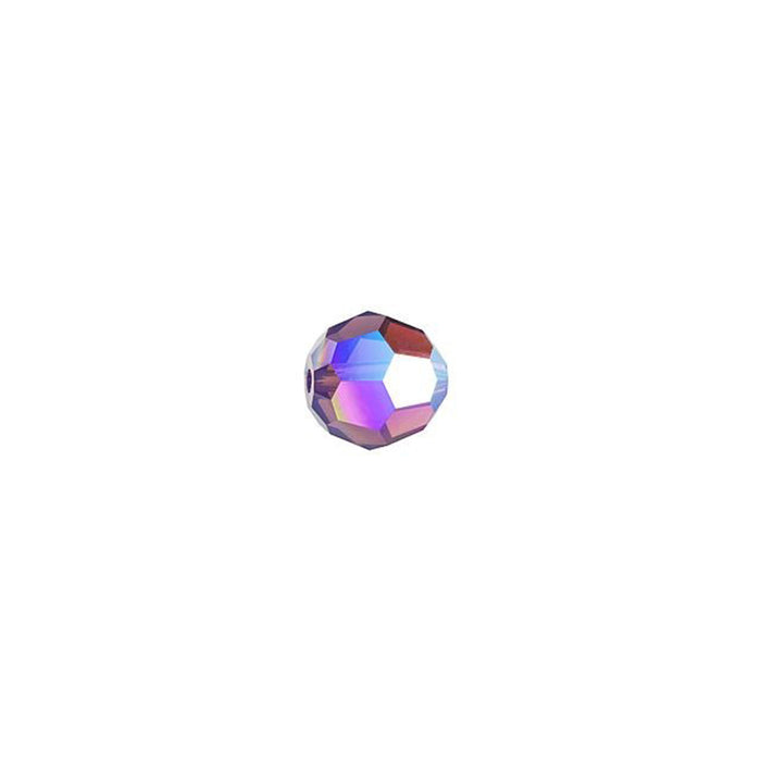 PRESTIGE Crystal, #5000 Round Bead 4mm, Cyclamen Opal Shimmer (1 Piece)