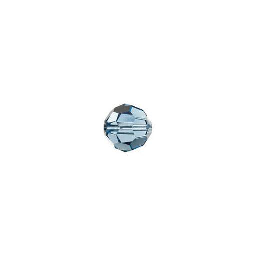 Swarovski® Crystal 5000 4mm Round Bead Denim Blue (1 Piece)