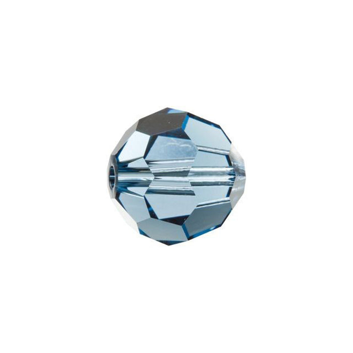 PRESTIGE Crystal, #5000 Round Bead 8mm, Denim Blue (1 Piece)
