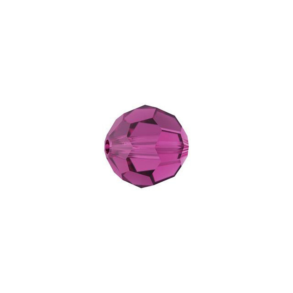 PRESTIGE Crystal, #5000 Round Bead 6mm, Fuchsia (1 Piece)