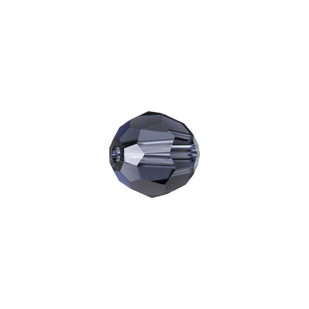 PRESTIGE Crystal, #5000 Round Bead 6mm, Graphite (1 Piece)