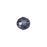 PRESTIGE Crystal, #5000 Round Bead 6mm, Graphite (1 Piece)