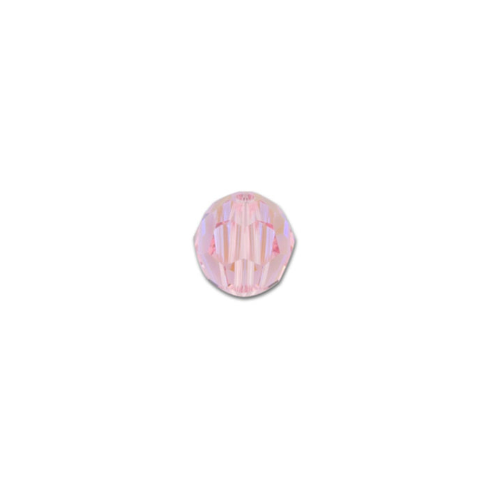 PRESTIGE Crystal, #5000 Round Bead 8mm, Light Rose Shimmer (1 Piece)