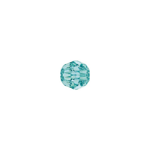 PRESTIGE Crystal, #5000 Round Bead 4mm, Light Turquoise (1 Piece)