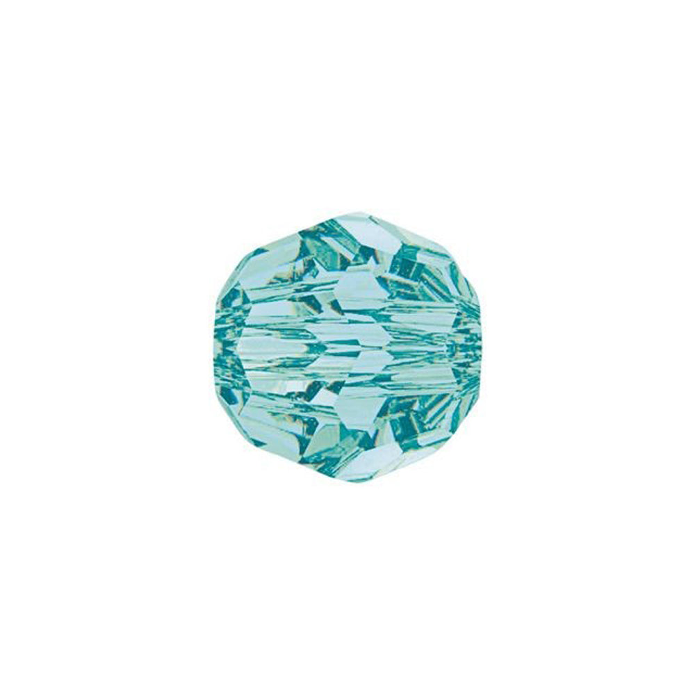 PRESTIGE Crystal, #5000 Round Bead 8mm, Light Turquoise (1 Piece)