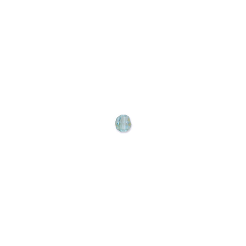 PRESTIGE Crystal, #5000 Round Bead 6mm, Light Turquoise Shimmer (1 Piece)