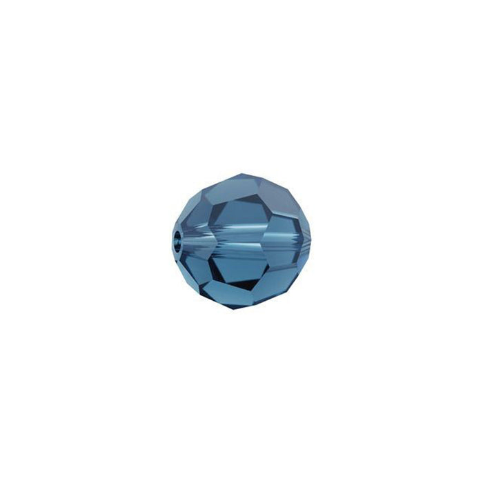 PRESTIGE Crystal, #5000 Round Bead 6mm, Montana Sapphire (1 Piece)