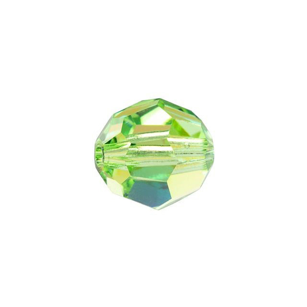 PRESTIGE Crystal, #5000 Round Bead 8mm, Peridot Shimmer (1 Piece)