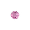 PRESTIGE Crystal, #5000 Round Bead 6mm, Rose (1 Piece)