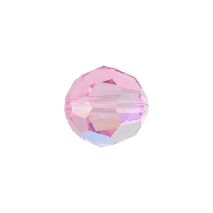 PRESTIGE Crystal, #5000 Round Bead 8mm, Light Rose AB (1 Piece)