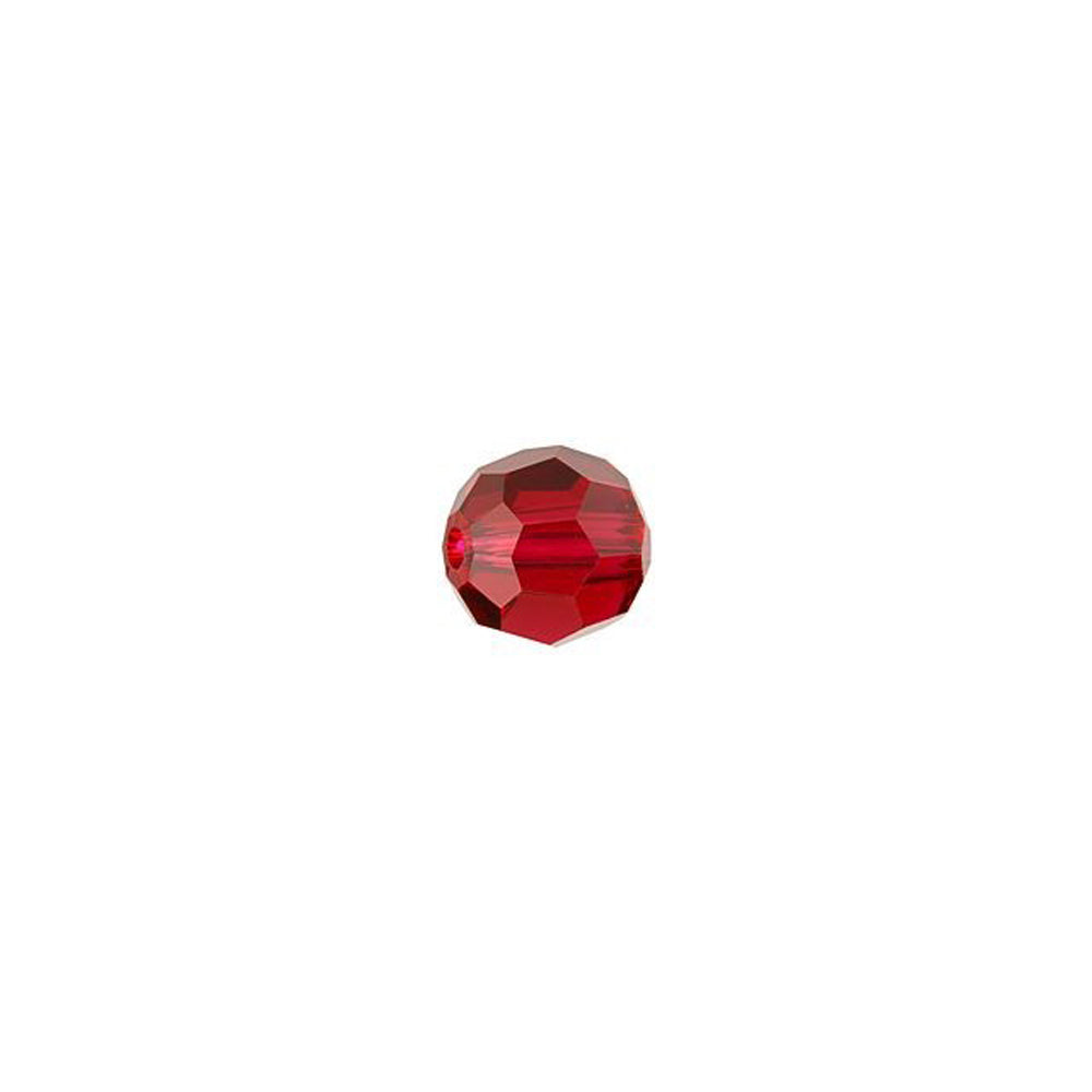 PRESTIGE Crystal, #5000 Round Bead 4mm, Scarlet (1 Piece)