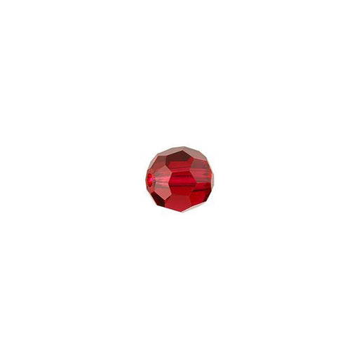 PRESTIGE Crystal, #5000 Round Bead 4mm, Scarlet (1 Piece)