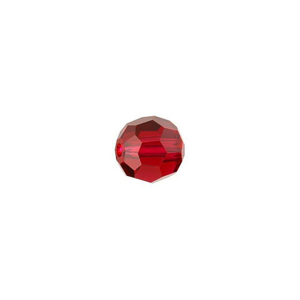 PRESTIGE Crystal, #5000 Round Bead 5mm, Scarlet (1 Piece)